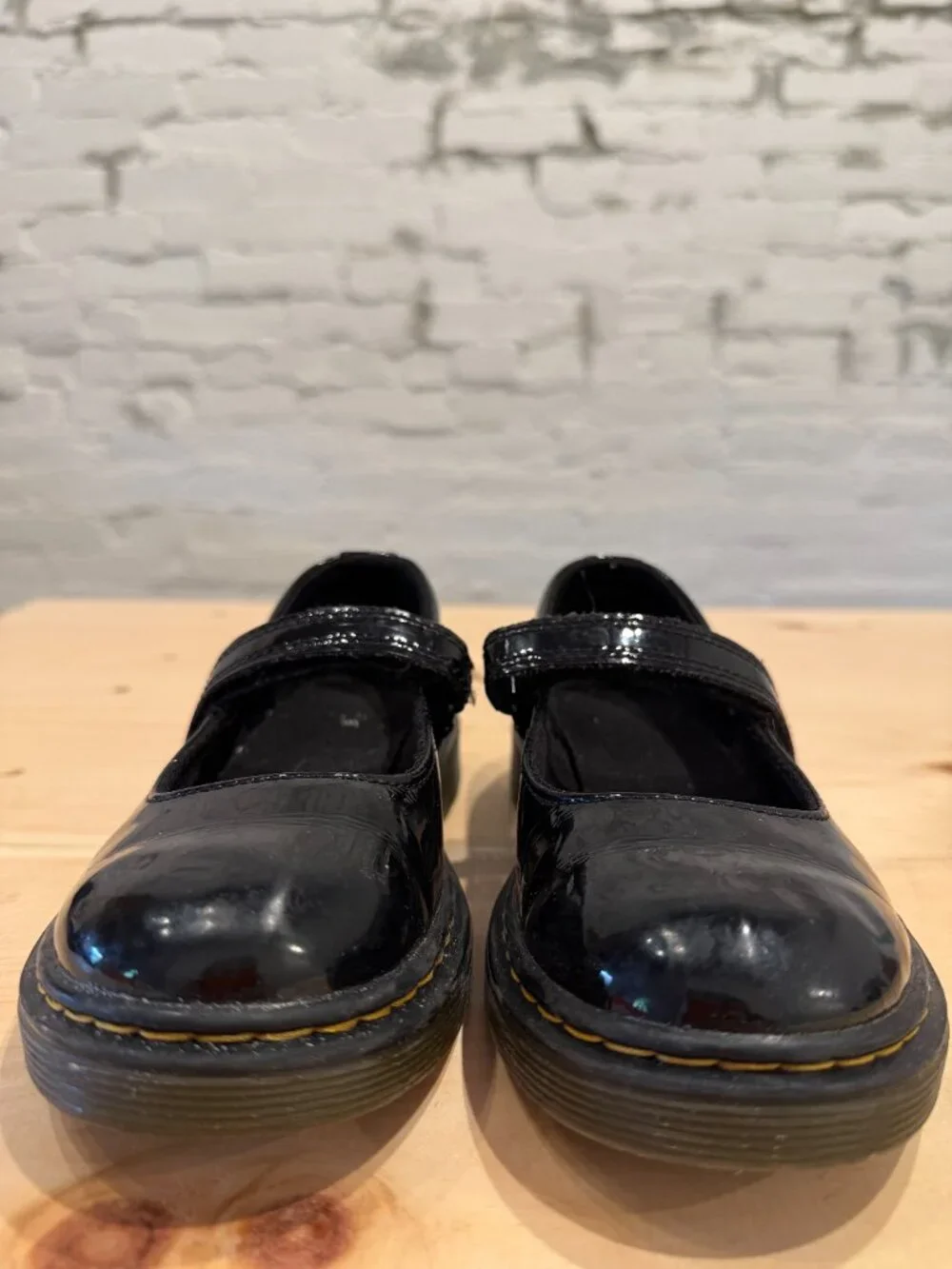 Dr. Martens Maccy Black Patent Mary Janes Size 13